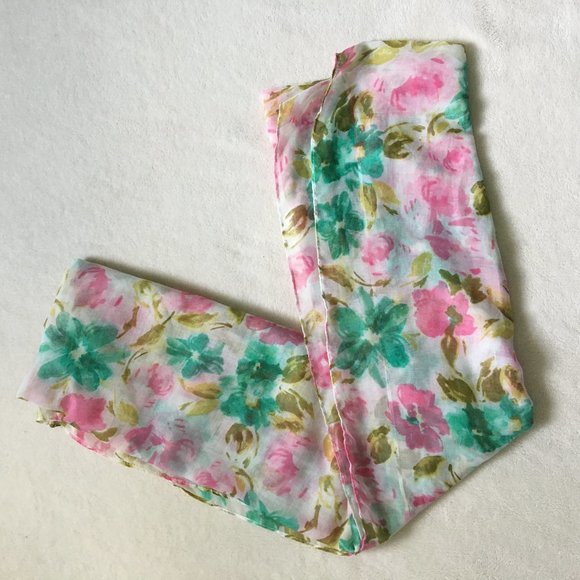 Floral Infinity Scarf - Picture 2 of 5